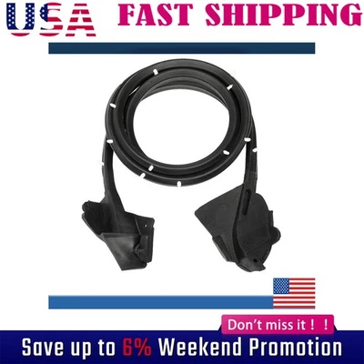 Sellos de impermeabilización de puerta para Chevrolet Camaro 70-81 nuevos de goma de EE. UU. 2 PIEZAS Foto 1 de 4