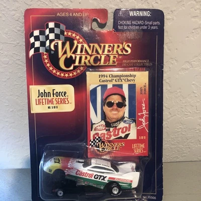 John Force 1994 Castrol GTX NHRA Winner's Circle Lifetime Series 1/64 Diecast - Image 1 of 4