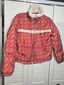 Coach Horse And Carriage Down Winter Jacket With Shearling Size XS - Picture 1 of 7