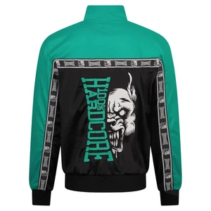 100% HARDCORE Herren Trainingsjacke „Essential“ |Türkis| Damen Unisex Gabber - Picture 1 of 2