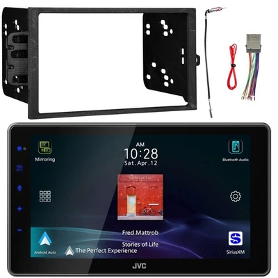 JVC KW-Z900W 9" HD Screen Receiver, Install Kit, Adapter, Harness (2000-08) - Image 1 of 4