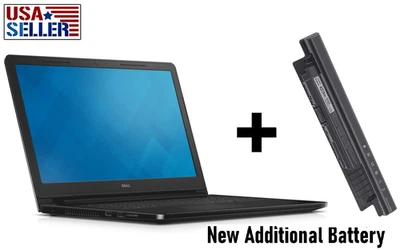 Ноутбук DELL Inspiron i5555-0001BLK 15,6 дюйма, AMD A8-7410, 6 ГБ RAM, жесткий диск 1 ТБ, Win 10 - Изображение 1 из 4