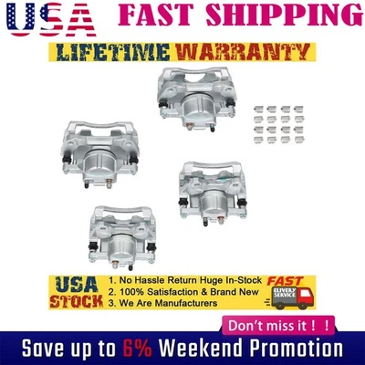 Pinza de freno delantera y trasera PARA DODGE NITRO 2007-2011 con soporte nueva GEARZAAR Foto 1 de 4