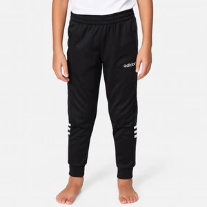 ADIDAS Black Track Joggers with Triple Stripe Detail Size 8 Youth - Picture 1 of 7