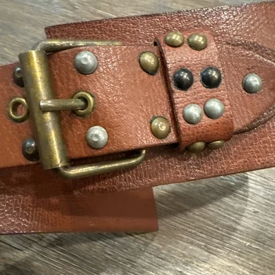 Linea Pelle Sold Leather Belt Size M - Image 1 of 4
