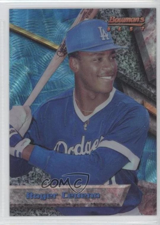 1994 Bowman's Best Blue Refractor Roger Cedeno #17 - Image 1 of 3