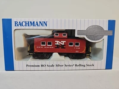 Bachmann Silver Series HO 16820 Northeast Steel Caboose New Haven #C-543 - Image 1 of 2