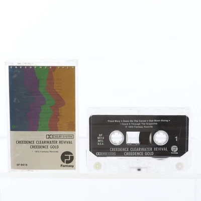 CREEDENCE CLEARWATER REVIVAL Cassette Tape  CCR CREEDENCE GOLD 1972 - Image 1 of 2