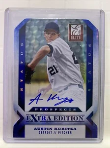 Panini Elite 2013 edición extra azul troquelado #177 Austin Kubitza/50 automático - Imagen 1 de 2