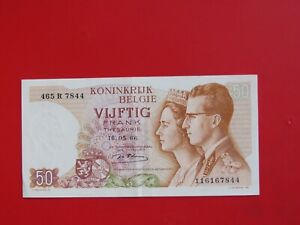 billet 50 francs belg. type 1966 - morin 46a - d'haese