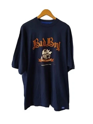 Camiseta Bad Boy Athletic Dept Para Hombre XL Manga Corta Azul Algodón Cuello Redondo Logo Foto 1 de 4
