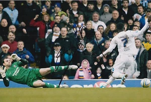 FOTO 2 LEEDS UNITED FIRMADA A MANO MAX GRADEL 12X8. - Imagen 1 de 1