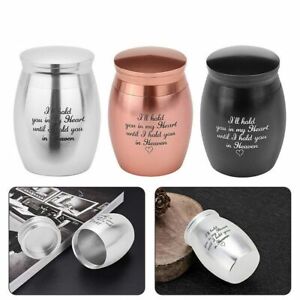 Aluminum Alloy Funeral Box Pet Cremation Urns Ashes Holder Cremation Urn Jar