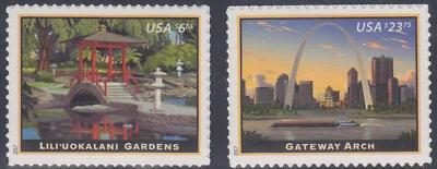US Stamps #5156, #5157 - 2017 Priority + Express Mail VF NH - Image 1 of 3