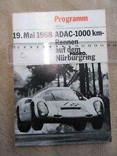 1968 Nürburgring ADAC 1000km Rennen Programmheft Jo Siffert