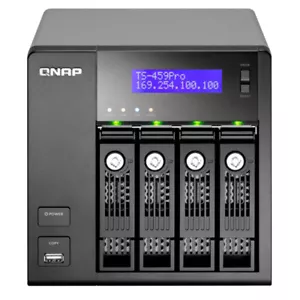 QNAP TS-459 Pro 1.8 GHz 1GB DDR II RAM 4xBay 3,5'' Nas Server - Bild 1 von 5