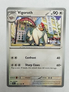 Carta Pokémon Vigoroth 161/193 Paldea Evoluta Viola Scarlatta - Foto 1 di 1