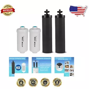 Fluoride & Chlorine Reduction Filters for Berkey Systems - 4 Filter Pack - Picture 1 of 8