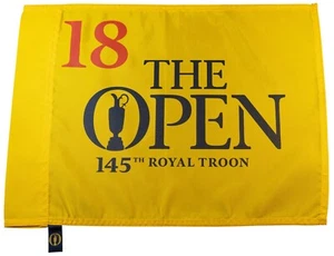 Official 2016 (British) Open Championship Royal Troon Golf Flag Henrik Stenson ⛳ - Picture 1 of 2