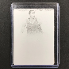 2013-14 National Treasures ANTHONY DAVIS 2012-13 Printing Plate 1/1 Black #46