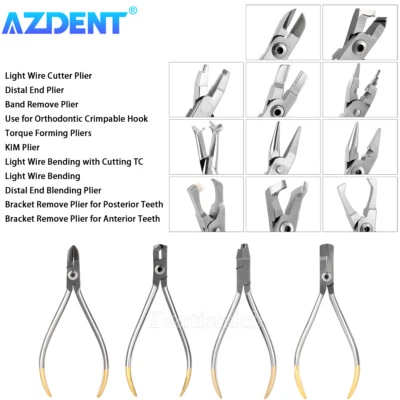 Dental Orthodontic Plier Ligature Distal End Cutting Cutter Torque Bending Plier - Image 1 of 4