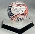 Monte Irvin Signed OML VCBC SuperStats Baseball, 1/1, Hand Painted, JSA, HOF
