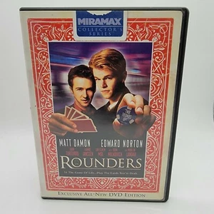 Rounders (Collector's Edition) Collector's Edition DVD Matt Damon Edward Norton - Picture 1 of 3