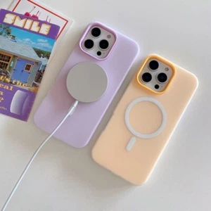 For iPhone 16e 2025 16 15 14 13 Pro Max Clear Shockproof Magnetic TPU Case Cover - Picture 1 of 26