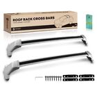 165LB Roof Rack Cross Bars w/Hardware Chevy/GMC/Cadillac 19-24Silver Matte T6063