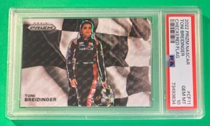 2022 PANINI PRIZM NASCAR RACING CHECKERED FLAG PSA 10 TONI BREIDINGER RC #CF11 - Picture 1 of 1