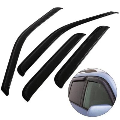 For Ford F250 F350 F450 Super Duty 6.7L Window Visor Vent Rain Shades Deflectors - Image 1 of 4