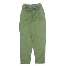 POLO RALPH LAUREN Girls Canvas Trousers Green Regular Straight W24 L25