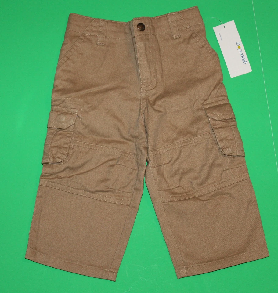 18 18m NWT Greendog Dark Khaki Cargo PANTS Boys - Image 1 of 1