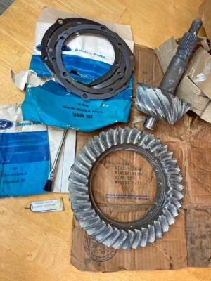 Lincoln Mark IV 1972 eje trasero anillo diferencial engranaje y piñón kit D2AZ-4209-B Foto 1 de 4