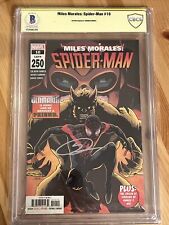 Signed Shameik Moore Miles Morales Spider-Man #10 LGY 250 NM Key 1st Ultimatum