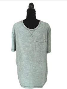 BOSTON TRADERS MEN'S BOLD STITCH POCKET T-SHIRT(AQUA GREEN SMALL)NWT - Picture 1 of 3