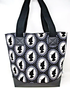 Halloween Witch Purse Tote Bag Large Handcrafted OOAK 12x11x5 - Picture 1 of 11