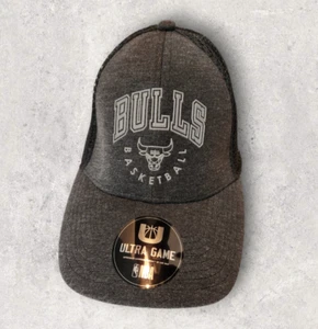 NWT NBA Officially Licensed Chicago Bulls Basketball Gray Cap - Picture 1 of 3