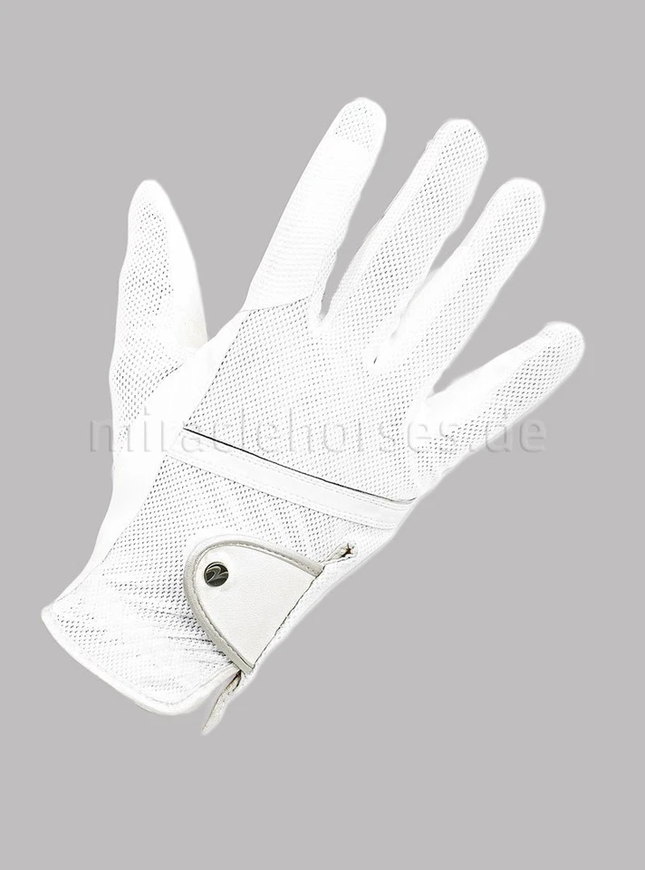 Busse Turnier Reithandschuhe Summer weiß für Erwachsene Gr. L  - Bild 1 von 1