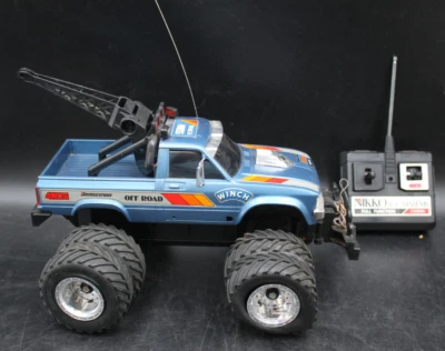 1985 NIKKO Japan 4WDS BIG BRUTUS RC Remote Monster Truck WINCH Side 4x4x8 1/16 - Image 1 of 4