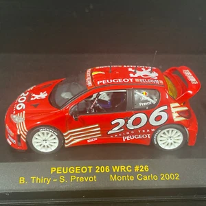 1/43 Peugeot 206 WRC  Belgium Racing Team  Rally Monte Carlo 2002   B.Thiry - Picture 1 of 6