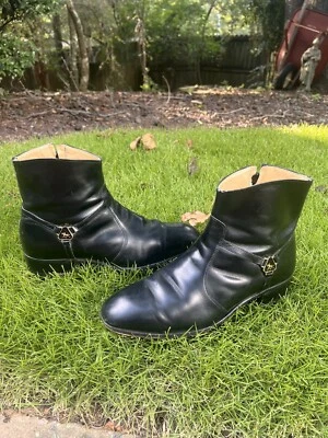 Vtg Nettleton Size 9 C Men’s Century II Low Gold Emblem All Leather Made USA - Image 1 of 4