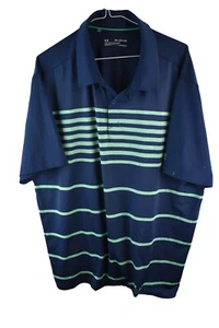 UNDER ARMOUR Blue POlo Golf Shirt size 2XL Mens Casual Outdoors Outerwear - Picture 1 of 8