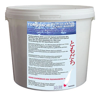 TOMODACHI KH Plus Teich und Pool PH stabil KH Erhöhung ohne Wassertrübung PH Pufferung 5kg