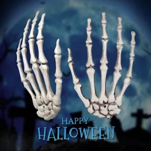 Halloween Decoration Realistic Life Size Skeleton Hands Plastic Fake Human Hand - Picture 1 of 12
