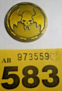 Warhammer 40k Collectible Coin Sigmar Flesh Eater Courts Night Lords rare Y583 - Picture 1 of 3