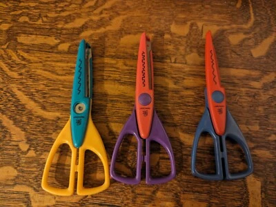 3.Provo Craft Scissors With Scalloped Cutting Edges - Image 1 of 4