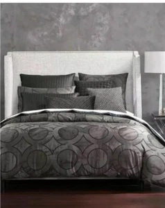 Hotel Collection Marble Geo King Duvet Cover +2Euro Shams. Brand New! - Picture 1 of 7