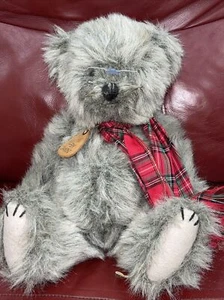Vtg Elegante by Dakin 16" Jointed Grandpa Teddy Bear Plush 1983 Stuffed Gramps - Picture 1 of 10