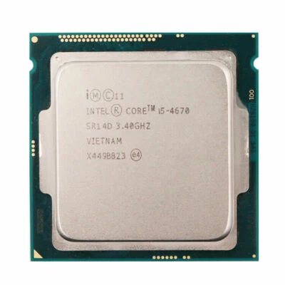 Intel Core i5-4670 CPU Quad-Core 3.4GHz 6M 84W SR14D LGA 1150 Processors - Image 1 of 3